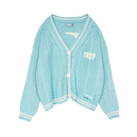 Blue Knit Cardigans for Women